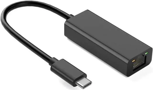 Main image of WRIARICH USB-C to RJ45 Ethernet Adapter, USB 2.0 Type-C 10/100 Mbps Fast LAN Network Card with Realtek RTL8152 Chip, Plug and Play for MacBook, Chromebook, Windows 8.1+
