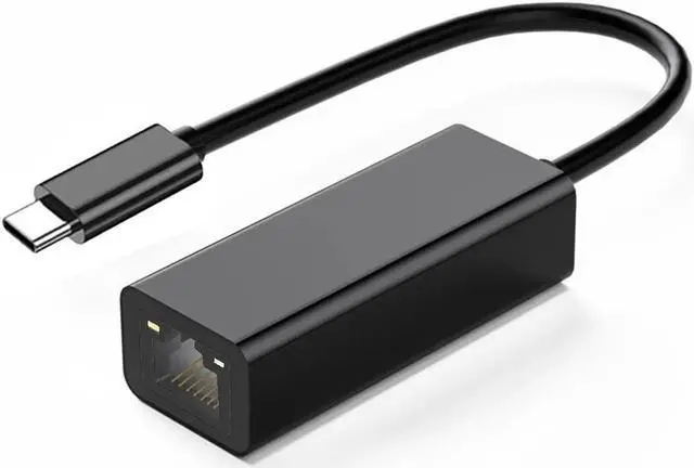 Alt view image 4 of 6 - WRIARICH USB-C to RJ45 Ethernet Adapter, USB 2.0 Type-C 10/100 Mbps Fast LAN Network Card with Realtek RTL8152 Chip, Plug and Play for MacBook, Chromebook, Windows 8.1+