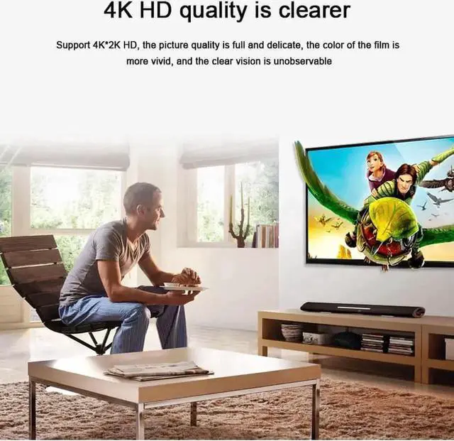 Alt view image 4 of 7 - WRIARICH 5-Pack CableCreation DP 1.4 to HDMI Adapter, Gold-Plated Male to Female Converter Supports 4K & 3D, Black