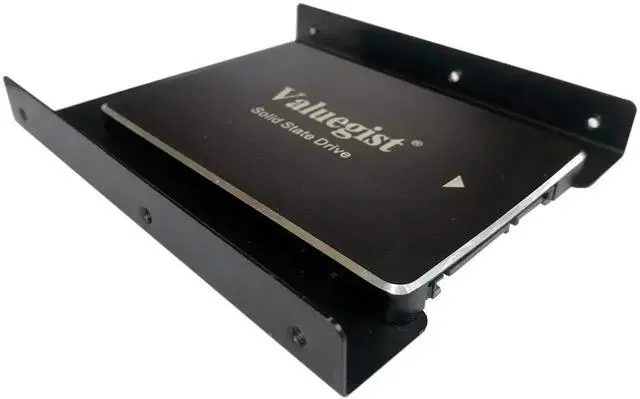 Alt view image 6 of 6 - WRIARICH 2.5" to 3.5" Internal SSD HDD Mounting Metal Bracket Adapter with SATA 3.0 Data & Power Cable