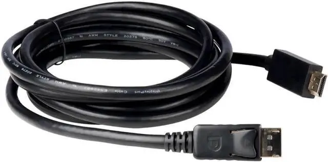 Alt view image 4 of 4 - WRIARICH 15FT DisplayPort 1.2 Male to HDMI Male Cable, 28AWG Ultra HD Cord Gold Plated Connectors Supports 4K@30Hz with Audio Output for PC Monitor HDTV Projector