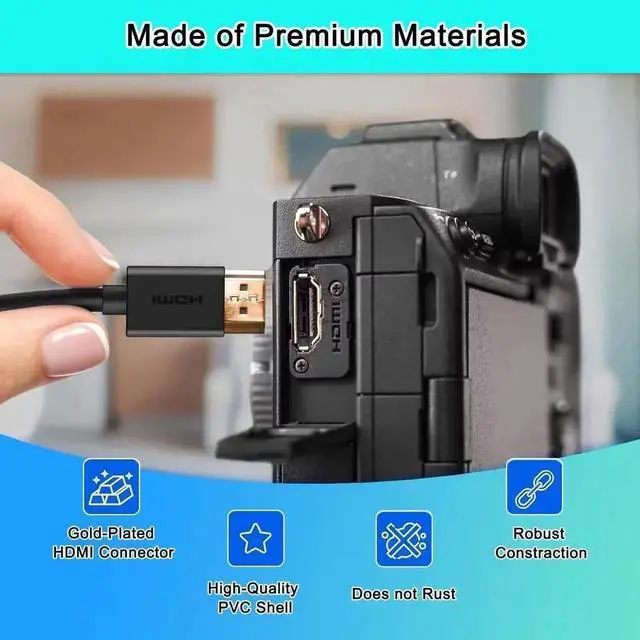 Alt view image 3 of 5 - WRIARICH 6.6FT USB to HDMI Male to Male Adapter Cable, 1080P Audio Video Converter Cord, Only Compatible with Windows XP/7/8/8.1/10