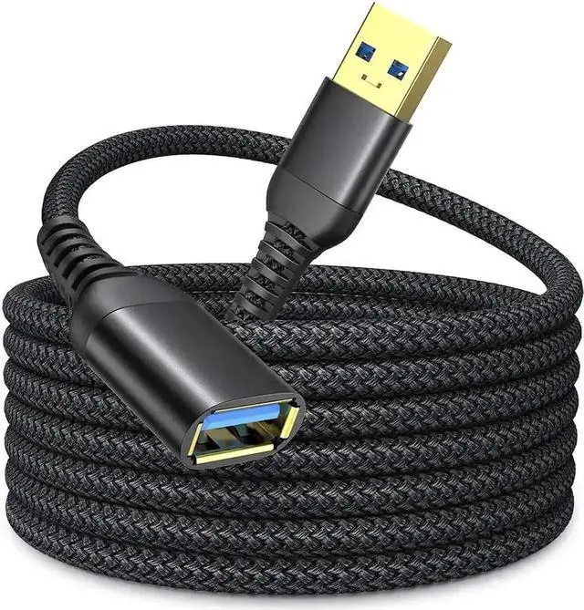 Main image of WRIARICH 6.6FT USB 3.0 Extension Cable, Type A Male to Female Cord, High Speed Data Sync, Universal for IHDAPP & All USB-A Devices, Compatible with Keyboard, Flash Drive, External Hard Drive
