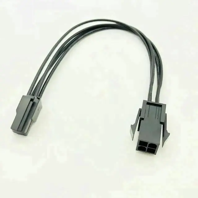 Alt view image 2 of 3 - WRIARICH 20cm 4 Pin ATX CPU Power Extension Cable, Male to Female Connector, UL 18AWG Wire for Desktop PC