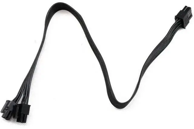Alt view image 3 of 5 - WRIARICH 6Pin to 3 SATA Angled Power Cable, 18AWG for Corsair HX Series Modular PSU HX750 HX850 HX1000 HX1200