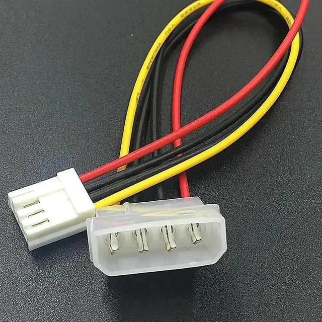 Main image of WRIARICH 4Pin Molex IDE Male to 4Pin FDD Female Power Adapter Cable for PC PSU