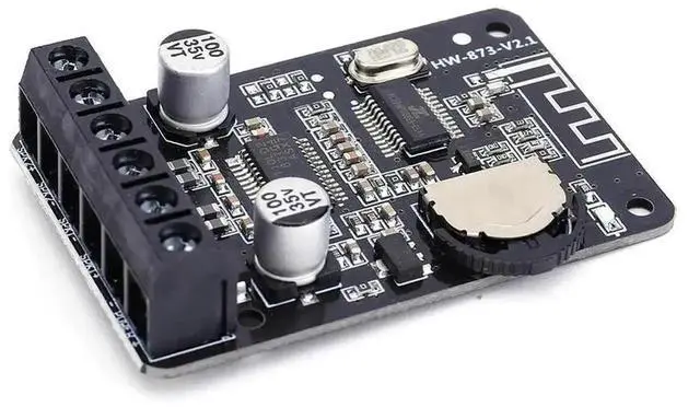 Alt view image 2 of 4 - WRIARICH Bluetooth-compatible Digital Audio Amplifier Board, 10W/15W/20W Stereo Amp Module, DC 8V-24V Wide Voltage DIY Sound Board
