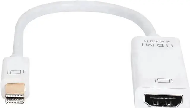 Main image of WRIARICH White Passive Mini DP 1.2 (Thunderbolt) to HDMI Adapter Support 4K@30Hz Mini DisplayPort to HDMI Converter
