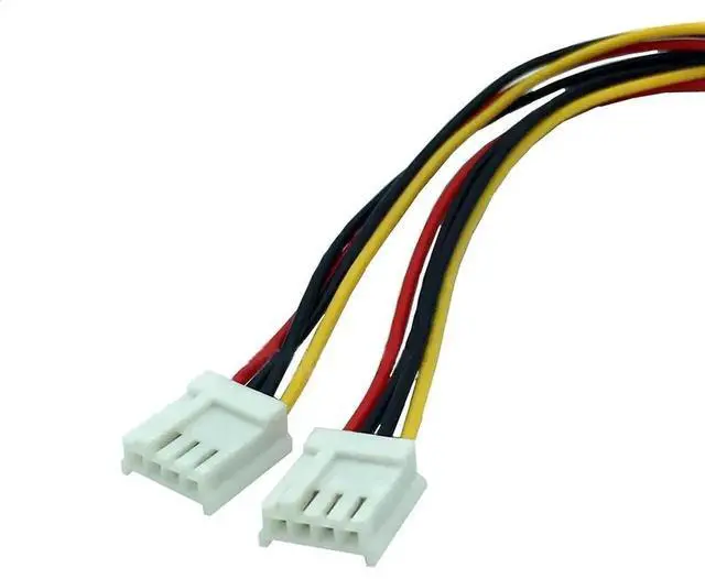 Alt view image 6 of 6 - WRIARICH Big 4 Pin IDE Molex to Dual Small 4 Pin FDD Power Splitter Cable, IDE to Floppy Drive Power Adapter Cord 20cm, 5PCS