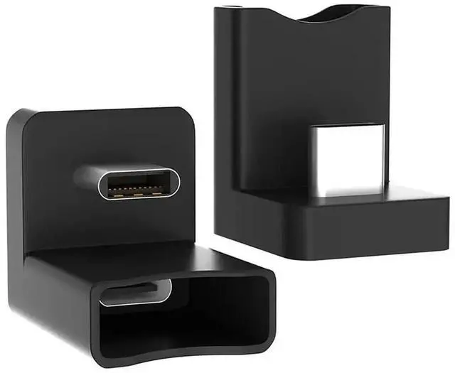 Alt view image 2 of 3 - WRIARICH 90 Degree USB C Male to Female Adapter, USB 3.1 Type-C Right Angle Extender Elbow Connector Compatible with Laptop, Tablet, Smartphone, All USB-C Devices
