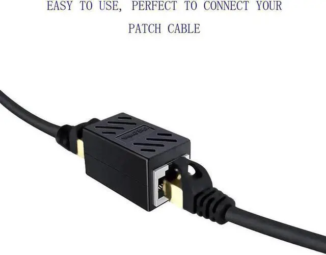 Alt view image 6 of 7 - WRIARICH 2 Pack RJ45 Ethernet Coupler, Female to Female LAN Cable Extender Adapter Connector, Network Coupler Compatible with Cat7 Cat6 Cat5 Cat5e Ethernet Cables