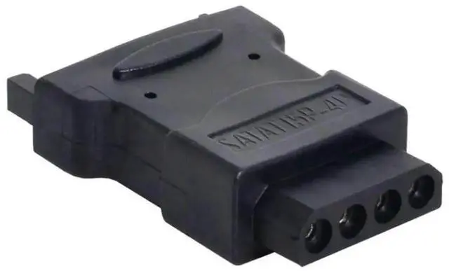 Alt view image 2 of 7 - WRIARICH 15Pin SATA Male to Molex IDE 4Pin Female Power Adapter Cable, SATA to IDE 4 Pin Power Converter