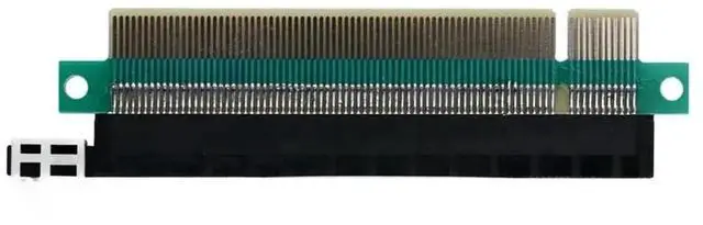 Alt view image 3 of 3 - WRIARICH 90°/180° PCIe X16 Male to Female Riser Adapter Card, PCI Express X16 Slot Protection Extender for 1U & 2U Server Chassis