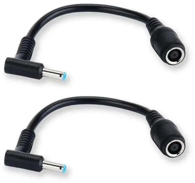 Alt view image 3 of 3 - WRIARICH 7.4x5.0mm Female to 4.5x3.0mm Male DC Power Tip Adapter, Laptop Charger Connector Compatible with HP Stream, Spectre, Pavilion, Elitebook, Split & Chromebook