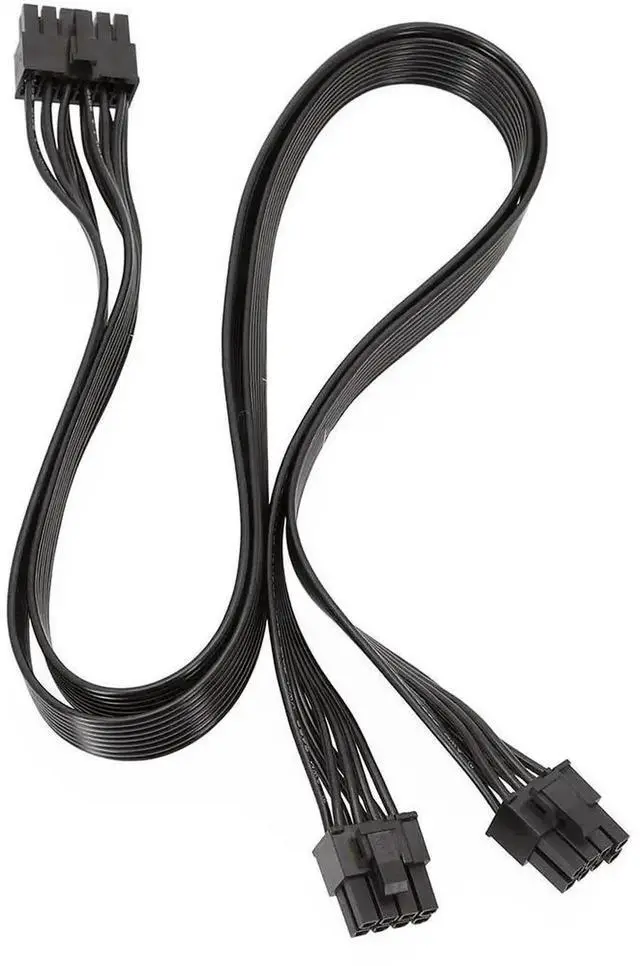 Main image of WRIARICH 60cm Modular PSU 12Pin to Dual PCIe 8Pin (6+2 Detachable) GPU Power Cable Compatible with Seasonic P-860, P-1000, X-1050 Power Supplies