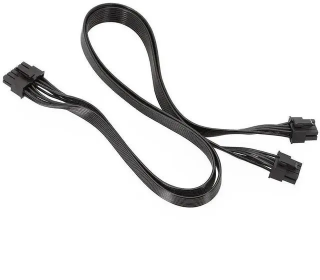 Alt view image 3 of 4 - WRIARICH 60cm Modular PSU 12Pin to Dual PCIe 8Pin (6+2 Detachable) GPU Power Cable Compatible with Seasonic P-860, P-1000, X-1050 Power Supplies