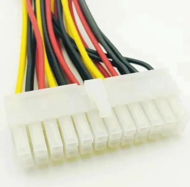 Alt view image 6 of 6 - WRIARICH 5PCS 14cm 20Pin to 24Pin Motherboard Power Adapter Cable, 20P to 24P Mainboard Power Convert Cord for PC