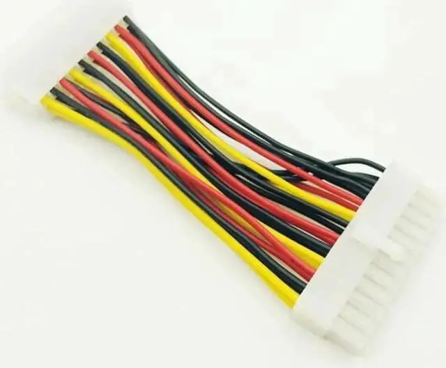 Alt view image 3 of 6 - WRIARICH 5PCS 14cm 20Pin to 24Pin Motherboard Power Adapter Cable, 20P to 24P Mainboard Power Convert Cord for PC