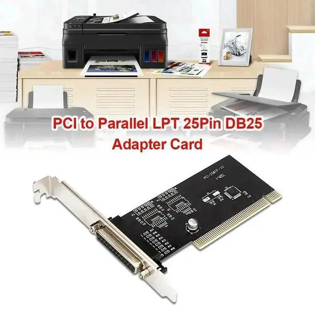 Alt view image 2 of 3 - WRIARICH PCI to Parallel LPT DB25 25Pin Printer Port Expansion Card, PCI LPT Controller Adapter Card for Desktop PC