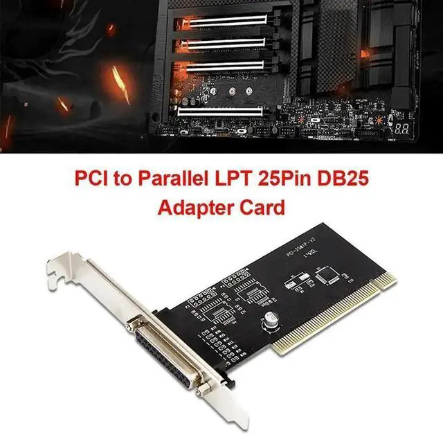 Main image of WRIARICH PCI to Parallel LPT DB25 25Pin Printer Port Expansion Card, PCI LPT Controller Adapter Card for Desktop PC