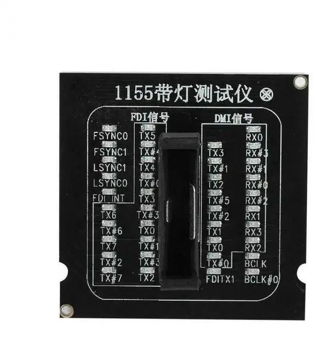 Alt view image 2 of 4 - WRIARICH LGA 1155 CPU Socket Tester, LED Indicator Motherboard Diagnostic Test Card for Intel 1155 Desktop Motherboard Repair Tool