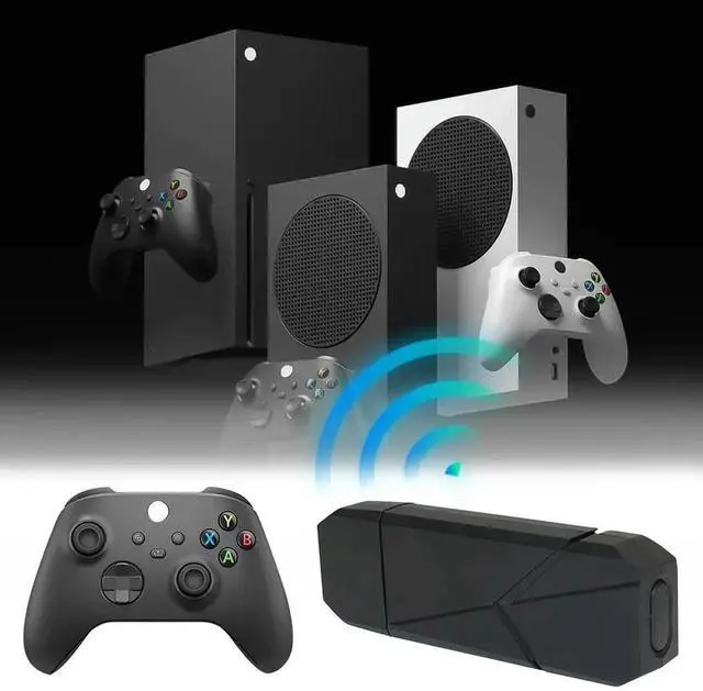 Alt view image 4 of 4 - WRIARICH AJMRTC Bluetooth-Compatible USB Wireless Adapter for PC, Game Controller Receiver for Xbox One S/X, Switch Console, Windows 7/8/10/11