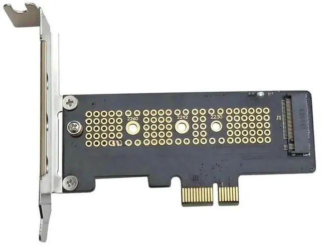 Alt view image 3 of 3 - WRIARICH Adapter 2230 NGFF A+E-Key Male to NVME M-Key Female Extension Cable for Laptop Mainboard SSD 2280