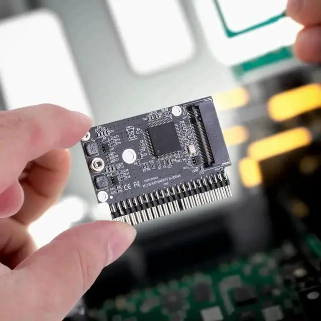 Alt view image 2 of 3 - WRIARICH M.2 NGFF SATA SSD to 2.5 Inch IDE 44Pin Converter Adapter, B/B+M Key SATA M.2 to PATA IDE Card, Driver-Free for Vintage Desktop & Legacy Notebook Storage Upgrade