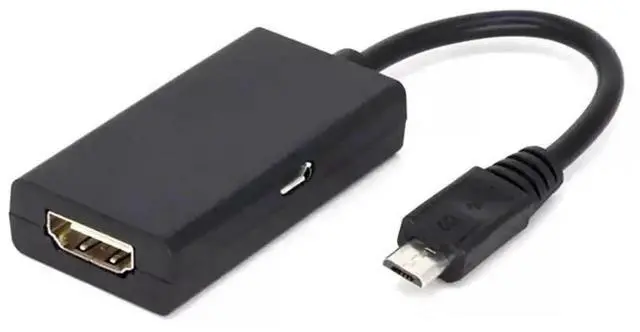 Main image of WRIARICH Micro USB 5Pin MHL to HDMI Adapter, 1080P Video Converter Dongle, Connect Android Smartphones to HDTV, Projector & Monitor