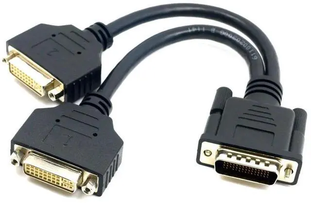 Main image of WRIARICH DMS-59 Pin to Dual DVI 24+5 Splitter Cable, 1 Port to 2 DVI Digital Video Extension Cord for PC Graphics Card Multi-Monitor Setup