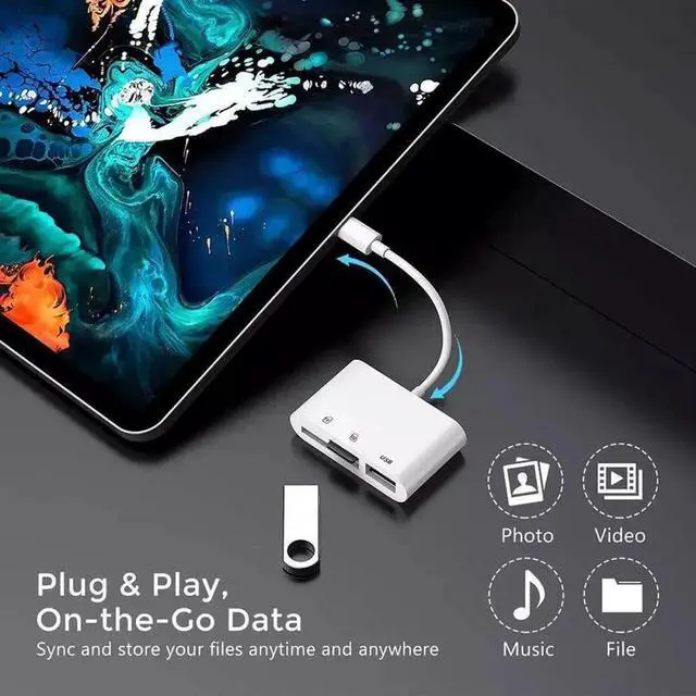 Alt view image 2 of 7 - WRIARICH USB-C to TF Micro SD Card Reader Adapter, USB 2.0 Type C to SDXC Female Card Reader for Mac, Laptop, Tablet, Phone