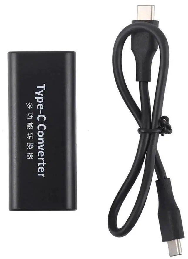 Alt view image 3 of 5 - WRIARICH 30cm DC 5.5×2.1mm Female to USB-C Female Power Conversion Cable, Barrel Jack to Type-C Female Adapter Cord for Power Supply Conversion