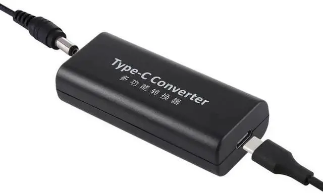 Alt view image 4 of 5 - WRIARICH 30cm DC 5.5×2.1mm Female to USB-C Female Power Conversion Cable, Barrel Jack to Type-C Female Adapter Cord for Power Supply Conversion