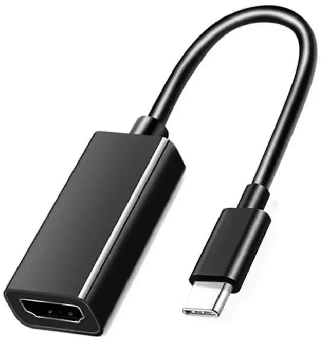 Alt view image 2 of 3 - WRIARICH USB-C to HDMI Compatible Cable, USB 3.1 Type-C to 4K HDMI Video Converter Cord for MacBook, Laptops, Desktops, HDTV Monitors