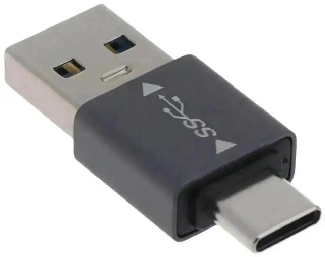 Main image of WRIARICH 10Gbps Super Speed USB 3.0 Type A Male to USB C Male Adapter, Data Sync & Fast Charging Converter for Laptops, Phones & USB-C Devices