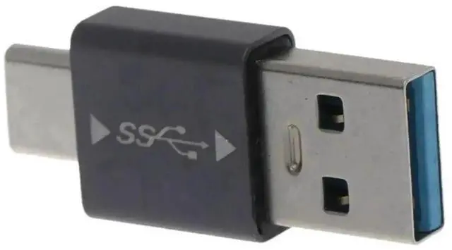 Alt view image 2 of 3 - WRIARICH 10Gbps Super Speed USB 3.0 Type A Male to USB C Male Adapter, Data Sync & Fast Charging Converter for Laptops, Phones & USB-C Devices