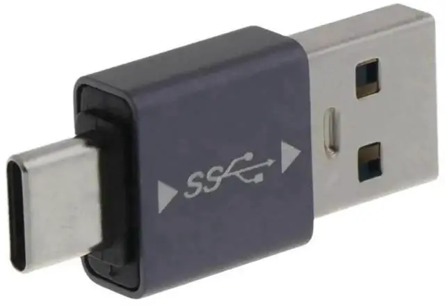 Alt view image 3 of 3 - WRIARICH 10Gbps Super Speed USB 3.0 Type A Male to USB C Male Adapter, Data Sync & Fast Charging Converter for Laptops, Phones & USB-C Devices