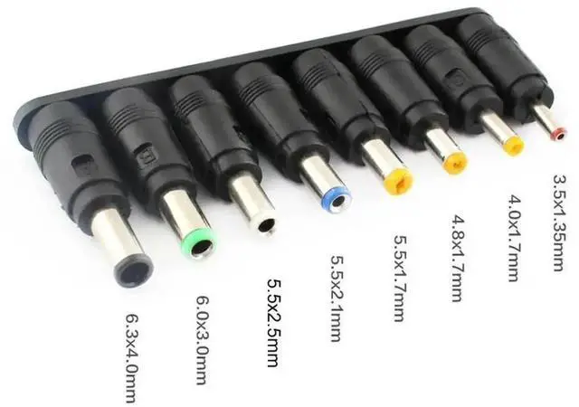 Alt view image 3 of 3 - WRIARICH 8-in-1 USB-C PD to 12V DC Power Cable, Multi Tips 3.5/4.0/4.8/5.5mm Barrel Connector Cord for Router LED CCTV Camera 12V Electronics