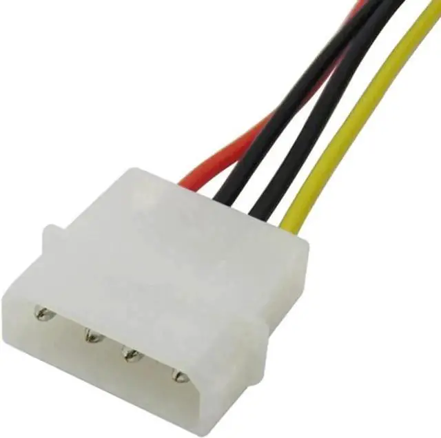 Alt view image 4 of 5 - WRIARICH 70CM SFF-8482 SAS 29Pin to 7Pin SATA Internal Cable with 15CM LP4 Molex 4Pin Power Cord