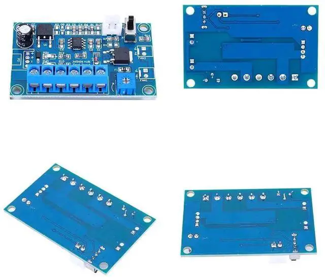 Alt view image 2 of 3 - WRIARICH DC 12V/24V 4A Temperature Controlled PWM Fan Speed Controller with Temperature Sensor, Supports 2/3/4 Pin Case Fans