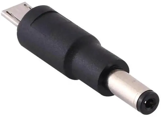 Alt view image 2 of 4 - WRIARICH 10 Pack 5.5x2.1mm DC Male to Micro USB Female Power Plug Adapter Connectors