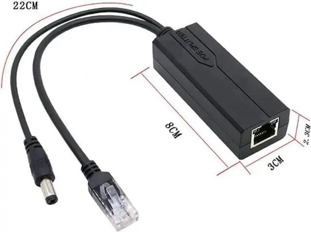 Alt view image 7 of 7 - WRIARICH Isolated PoE Splitter Power Module, DC 48V to 12V 1.2A/2A, 10/100Mbps & Gigabit 1000Mbps Optional IEEE802.3af/at High Power Ethernet Power Separator