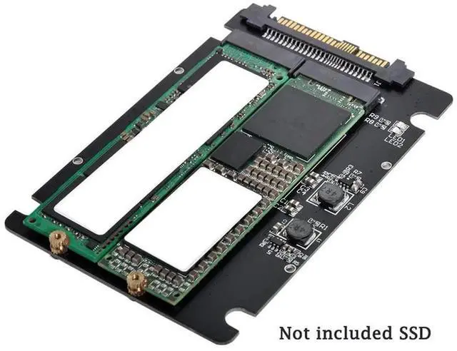 Alt view image 7 of 7 - WRIARICH SFF-8639 U.2 NVMe to Combo NGFF M.2 M-Key Dual Protocol Adapter, PCIe & SATA M.2 SSD Converter Compatible with Intel 750, P3600, P3700 Enterprise U.2 SSD for Motherboard Storage Replacement