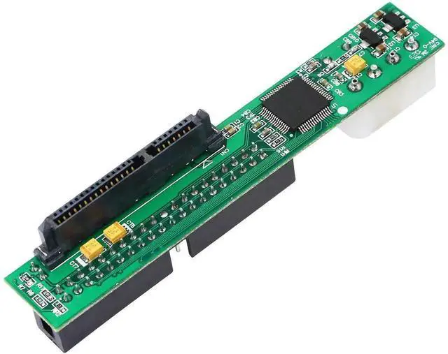 Alt view image 4 of 7 - WRIARICH SATA Female to 40Pin Male 3.5 IDE Adapter Converter, PATA IDE to SATA Bridge Card for Connecting 3.5 Inch IDE HDD to SATA Motherboard Interface on Desktop PC