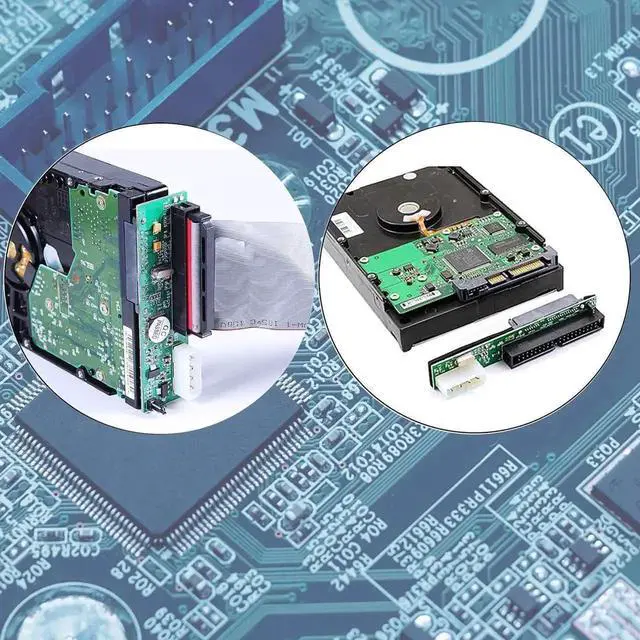 Alt view image 7 of 7 - WRIARICH SATA Female to 40Pin Male 3.5 IDE Adapter Converter, PATA IDE to SATA Bridge Card for Connecting 3.5 Inch IDE HDD to SATA Motherboard Interface on Desktop PC