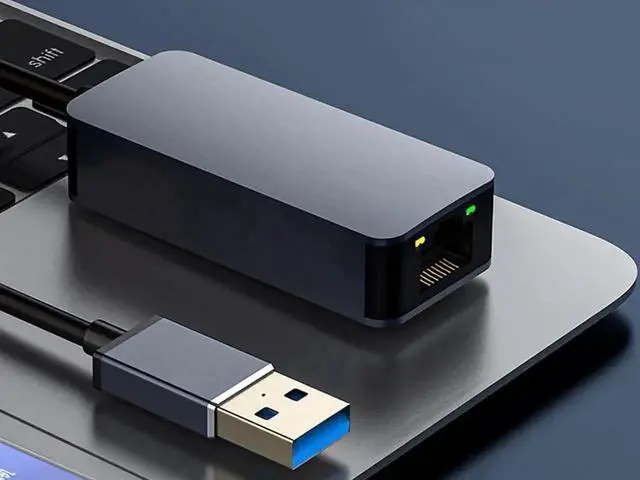 Alt view image 4 of 5 - WRIARICH USB 3.0 Type A to 2.5Gbps Ethernet Adapter, 2500Mbps Multi-Gigabit RJ45 LAN Network Converter, Backward Compatible with 10/100/1000Mbps for Windows, Mac OS & Linux Laptops PC