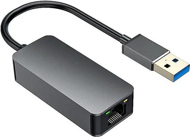 Main image of WRIARICH USB 3.0 Type A to 2.5Gbps Ethernet Adapter, 2500Mbps Multi-Gigabit RJ45 LAN Network Converter, Backward Compatible with 10/100/1000Mbps for Windows, Mac OS & Linux Laptops PC