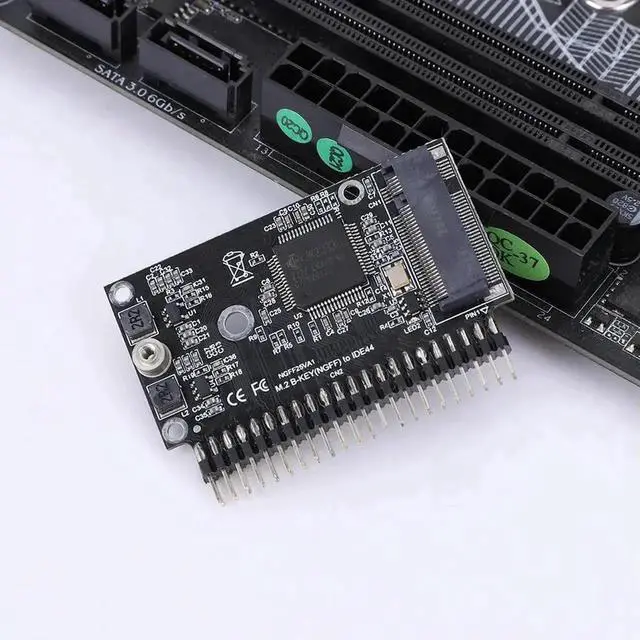 Alt view image 3 of 3 - WRIARICH Driver-Free M.2 NGFF SATA SSD to 2.5 Inch IDE 44Pin Converter Adapter, B/B+M Key M.2 SATA to PATA IDE Hard Drive Card for Old Laptops & Industrial Equipment