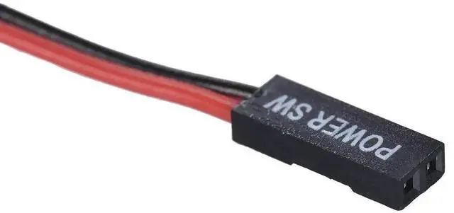 Alt view image 3 of 6 - WRIARICH 3 Pack ATX PC Power Switch Cable 2 Pin SW On/Off Push Button Cord 50CM Desktop Computer Power Wire