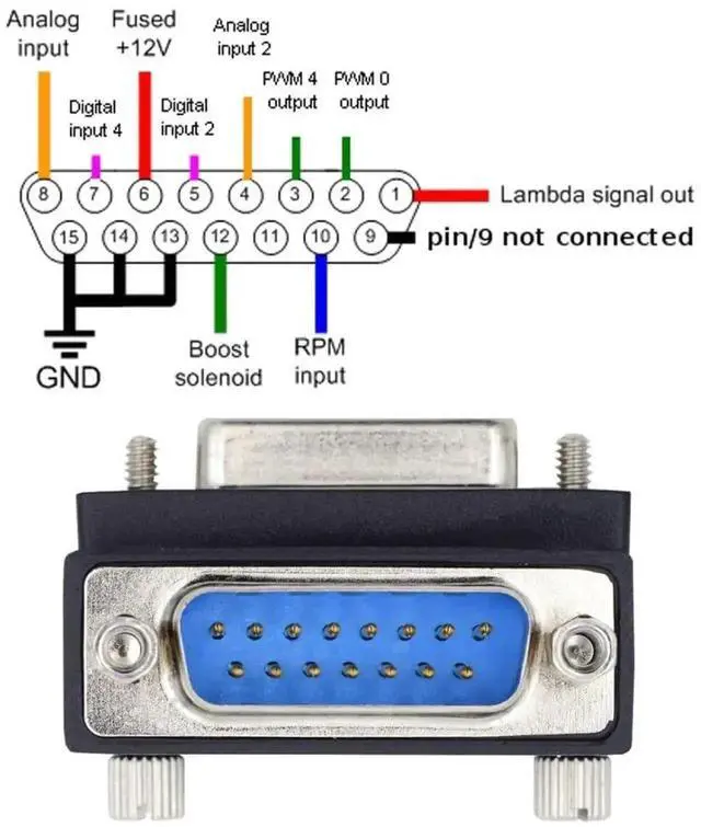 Alt view image 6 of 7 - WRIARICH 90 Degree Up Angled DB15 Male to Female D-SUB Adapter, 15Pin RS232 Serial Right Angle Extension Coupler
